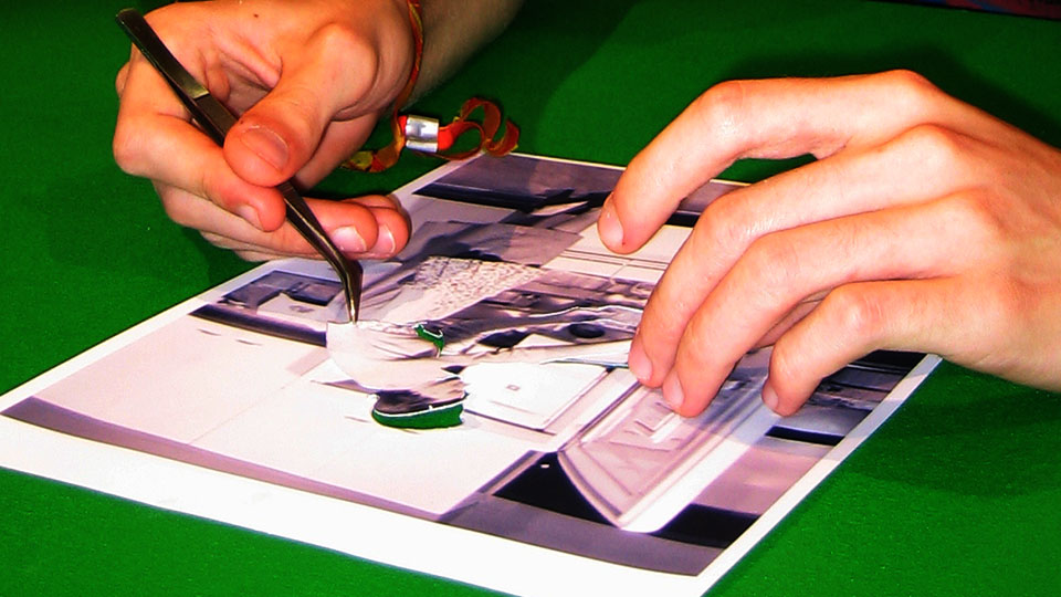 Cut-out Animation Workshop for federal price winners of the 'youth creativ' competition, hold by