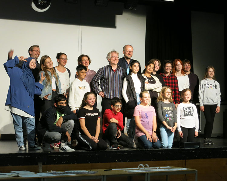 participants of the sppinning animation workshop by Thomas Stellmach