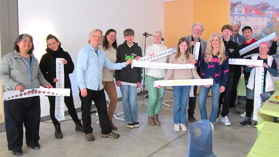 Participants of the SPIINNING ANIMATION WORKSHOP with Thomas Stellmach at the