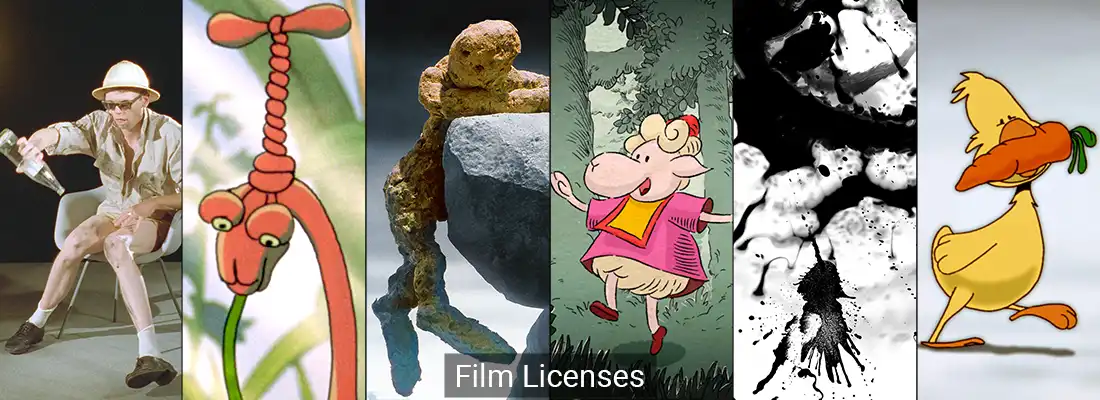 Film stills of animated short films by Thomas Stellmach