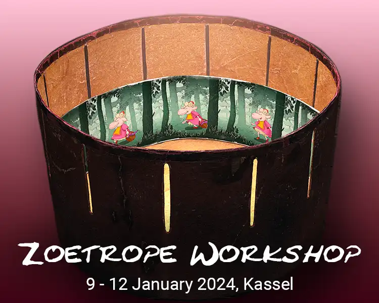 Zoetrope Workshop with Thomas Stellmach in Kassel