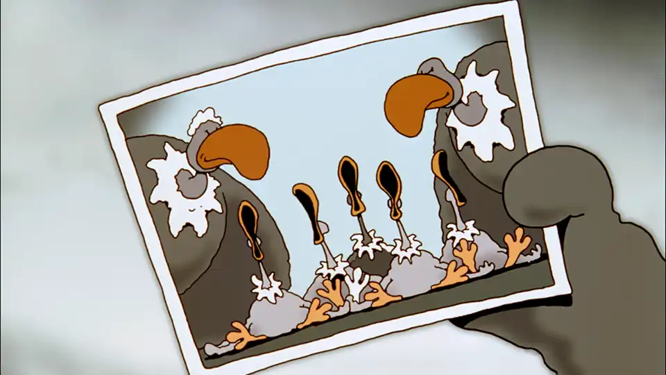 Szene aus dem Zeichentrickfilm Chicken Kiev